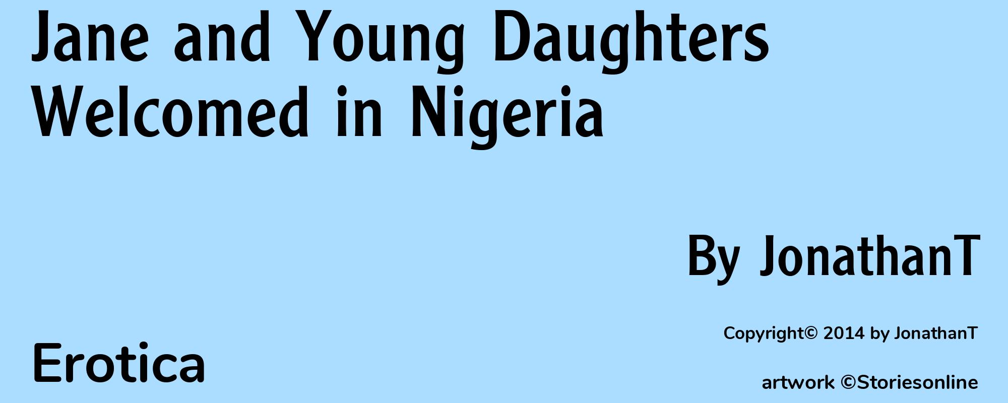 Jane and Young Daughters Welcomed in Nigeria - Cover