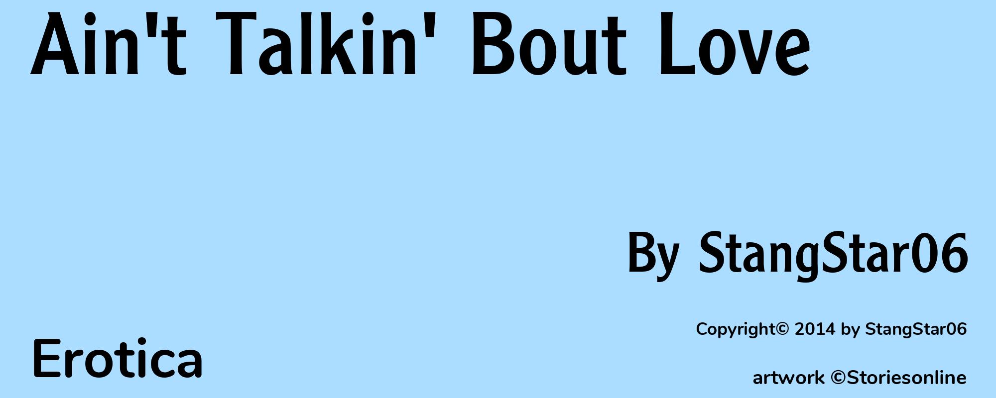 Ain't Talkin' Bout Love - Cover
