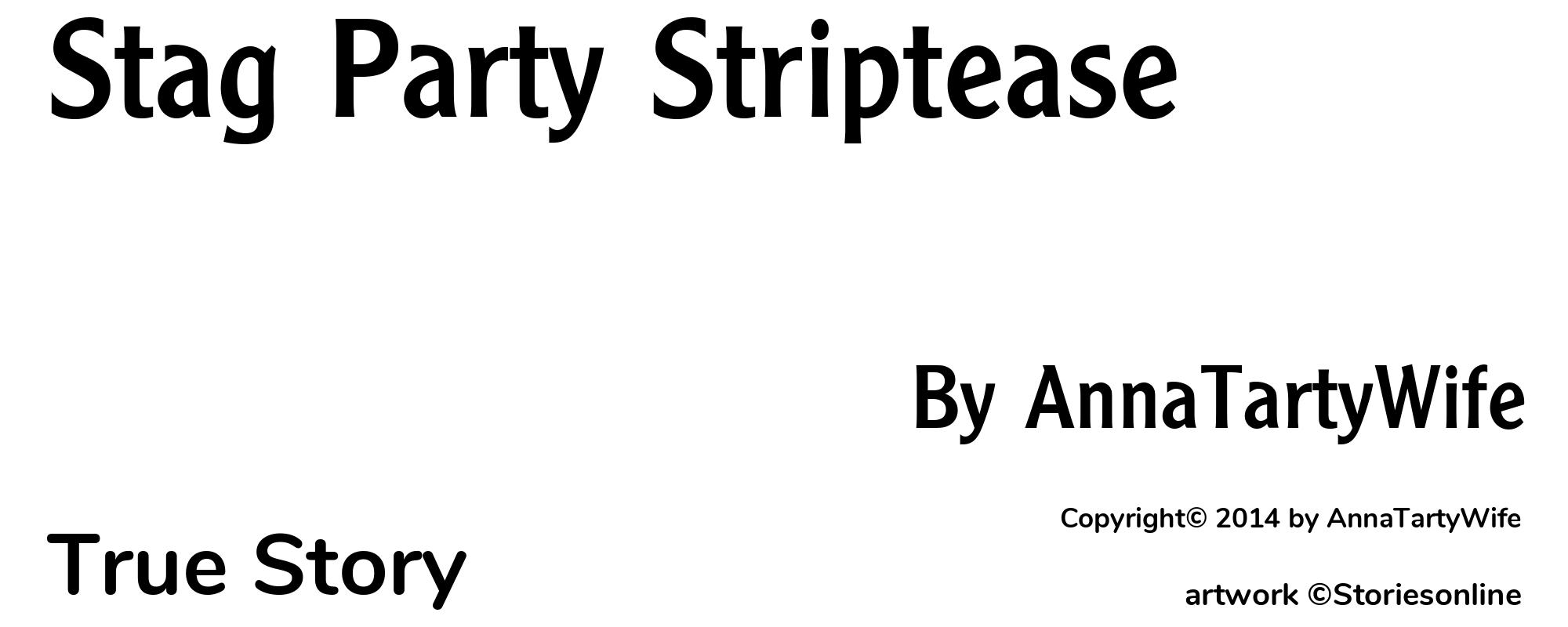 Stag Party Striptease - Cover