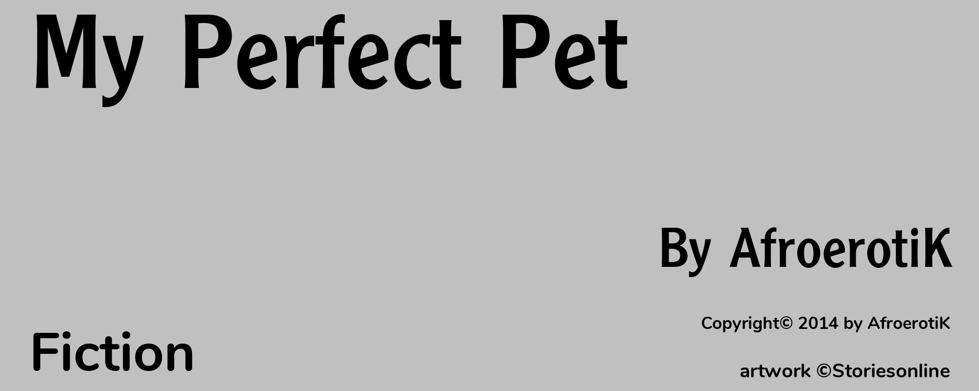 My Perfect Pet - Cover