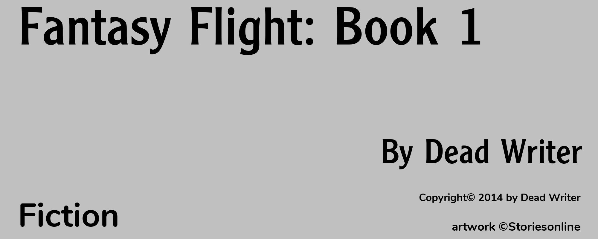 Fantasy Flight: Book 1 - Cover