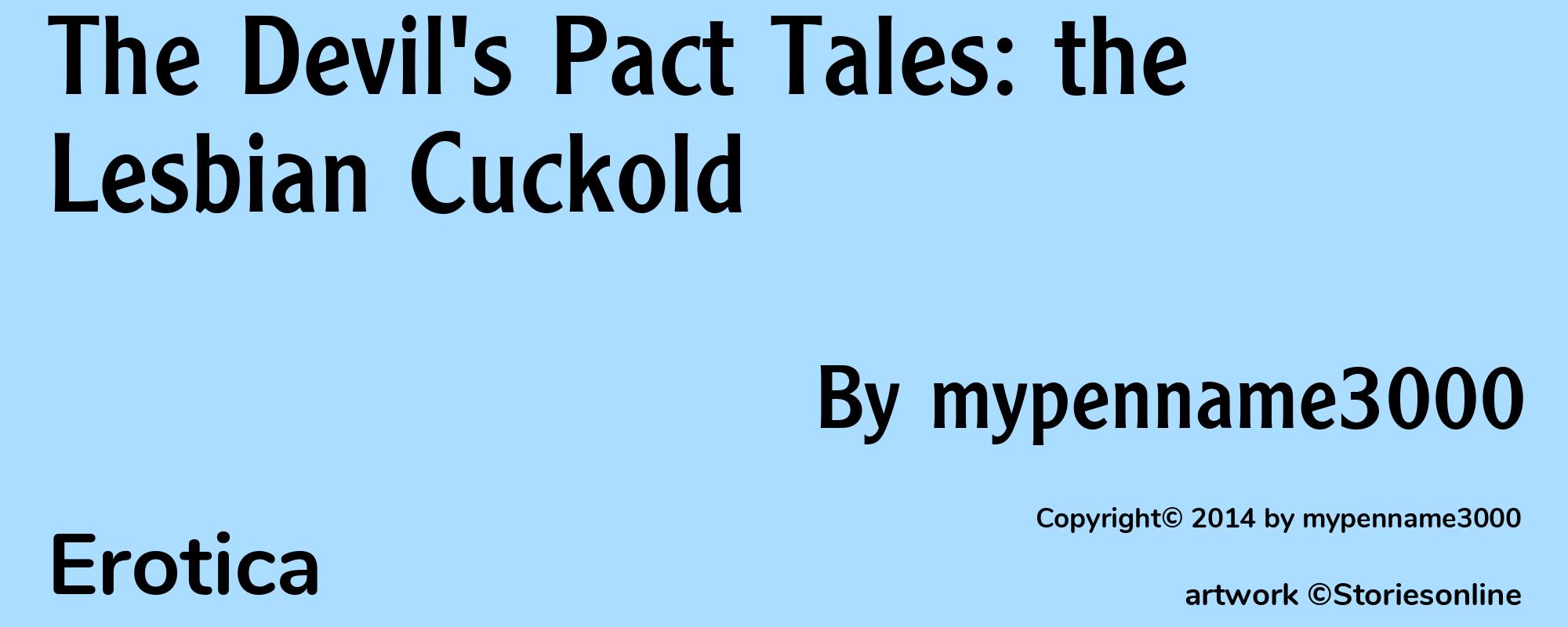 The Devil's Pact Tales: the Lesbian Cuckold - Cover