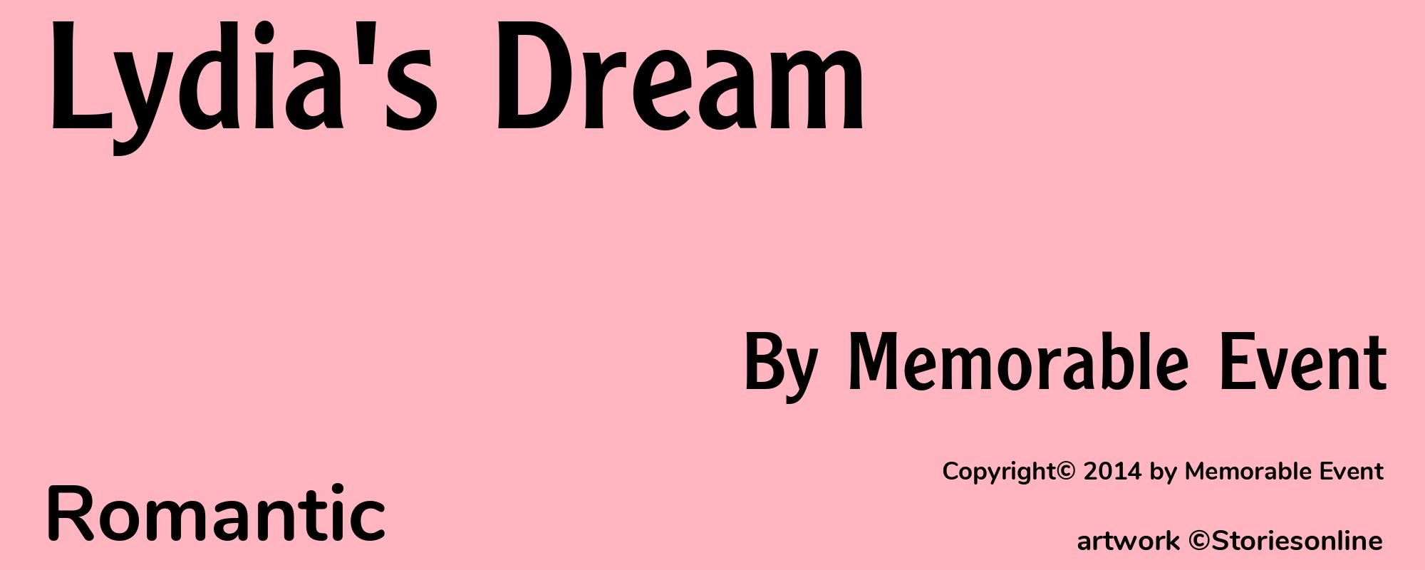Lydia's Dream - Cover
