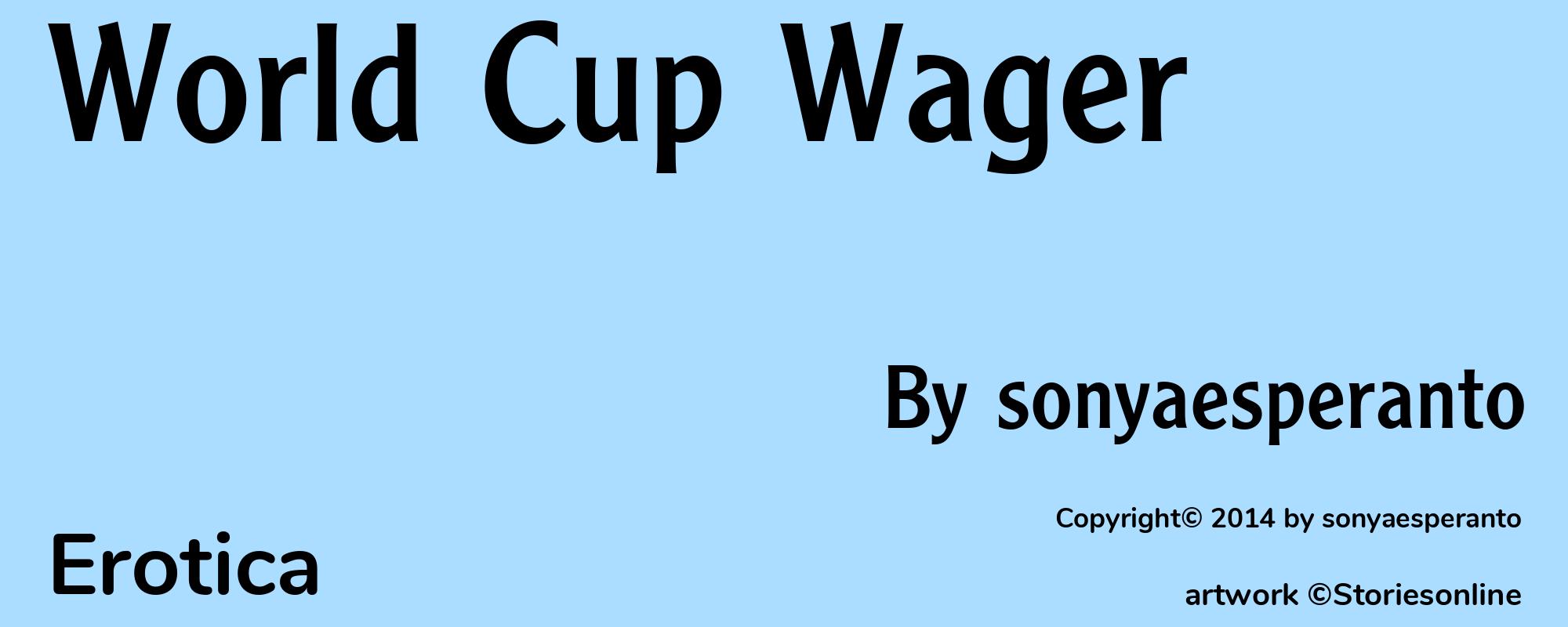World Cup Wager - Cover