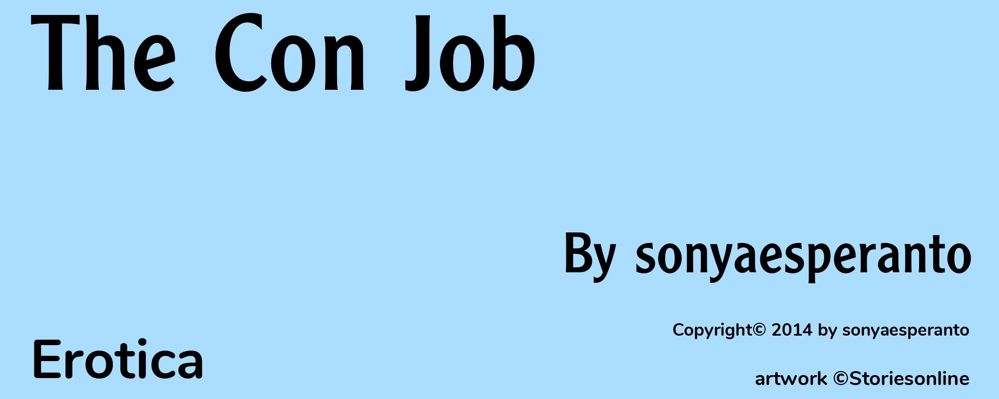 The Con Job - Cover