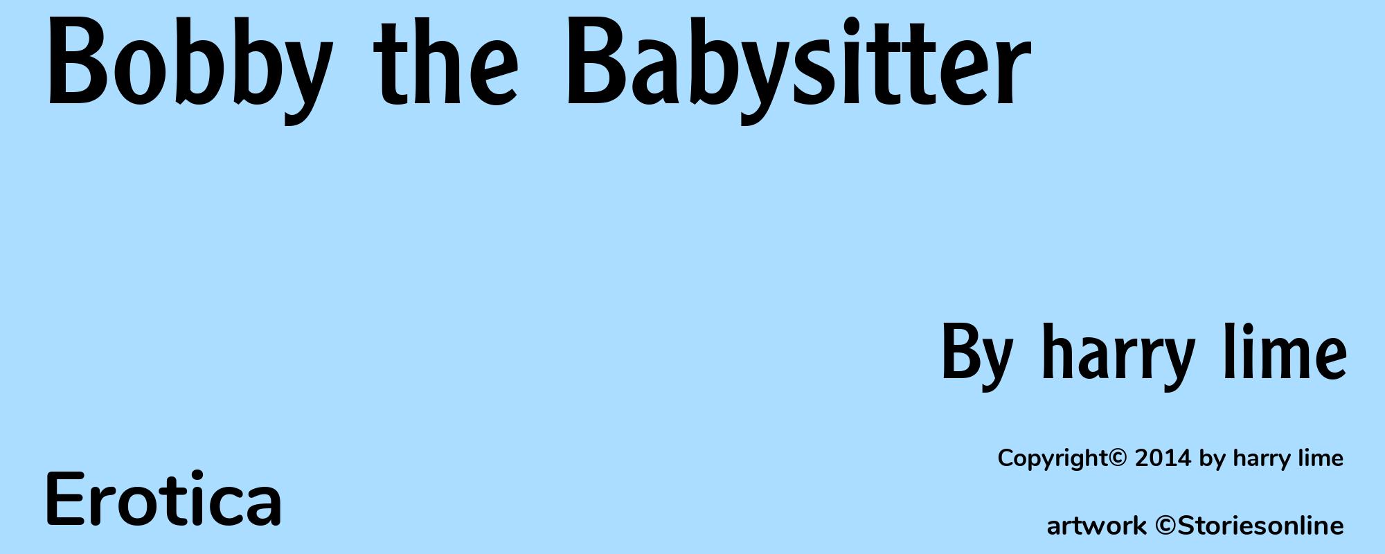 Bobby the Babysitter - Cover