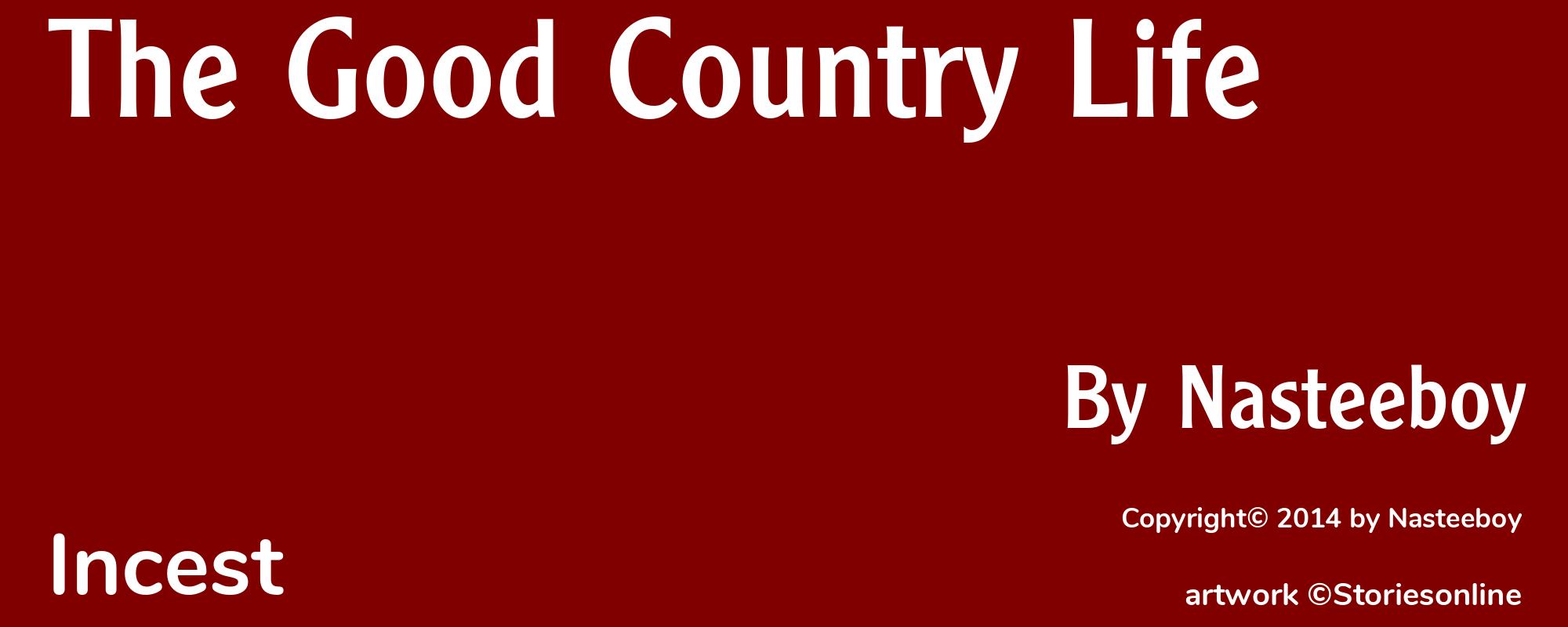 The Good Country Life - Cover
