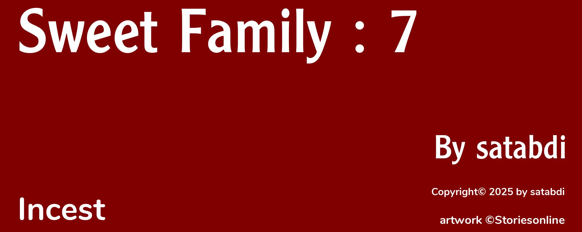 Sweet Family : 7 - Cover