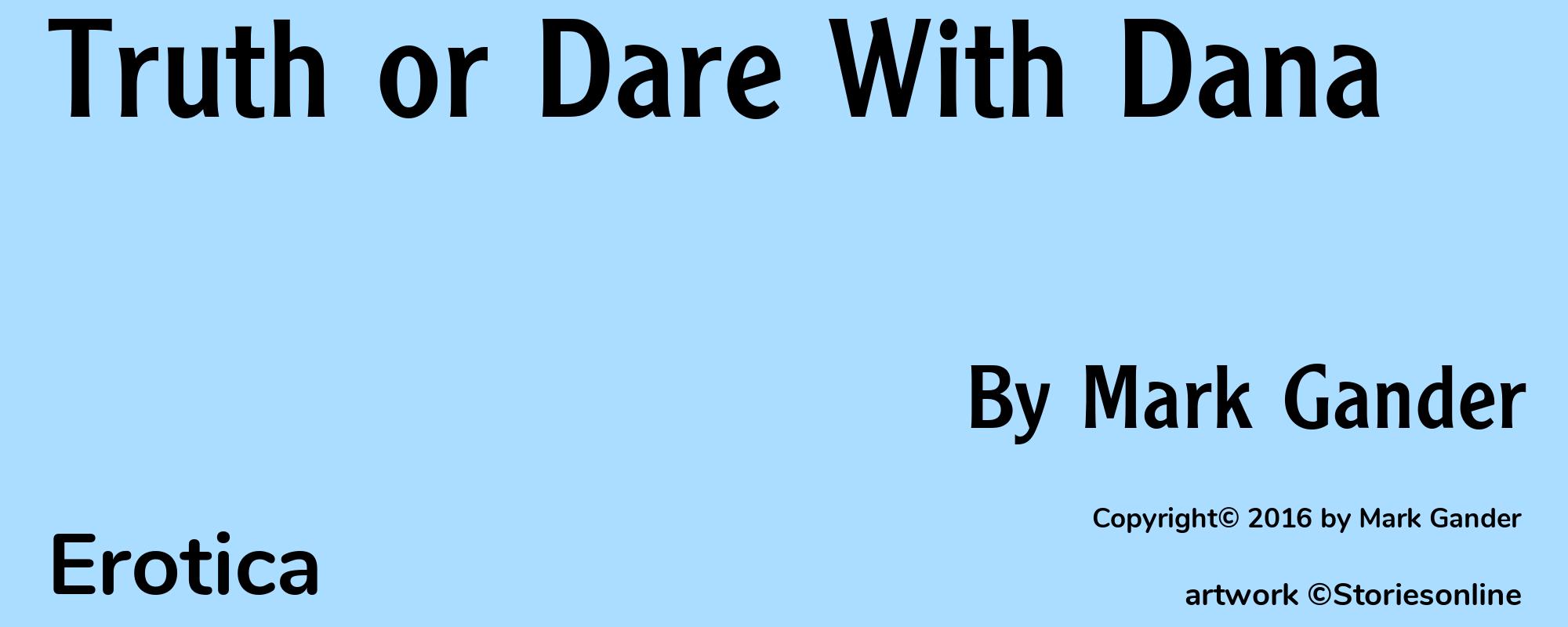 Truth or Dare With Dana - Cover