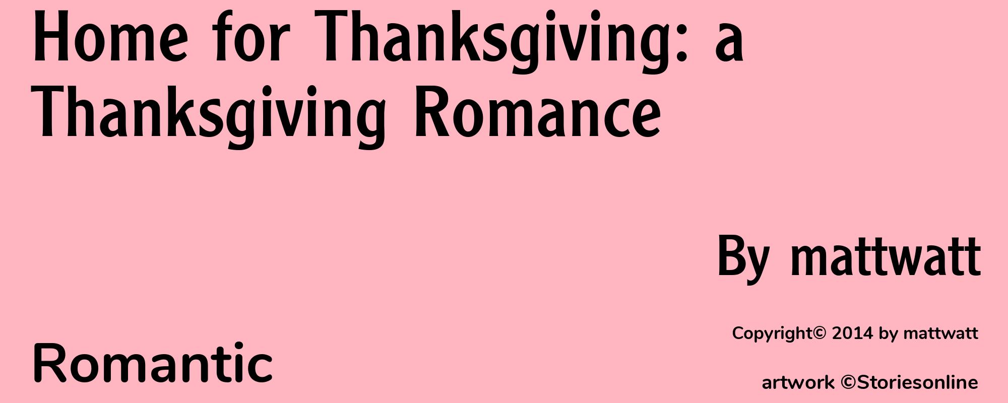 Home for Thanksgiving: a Thanksgiving Romance - Cover