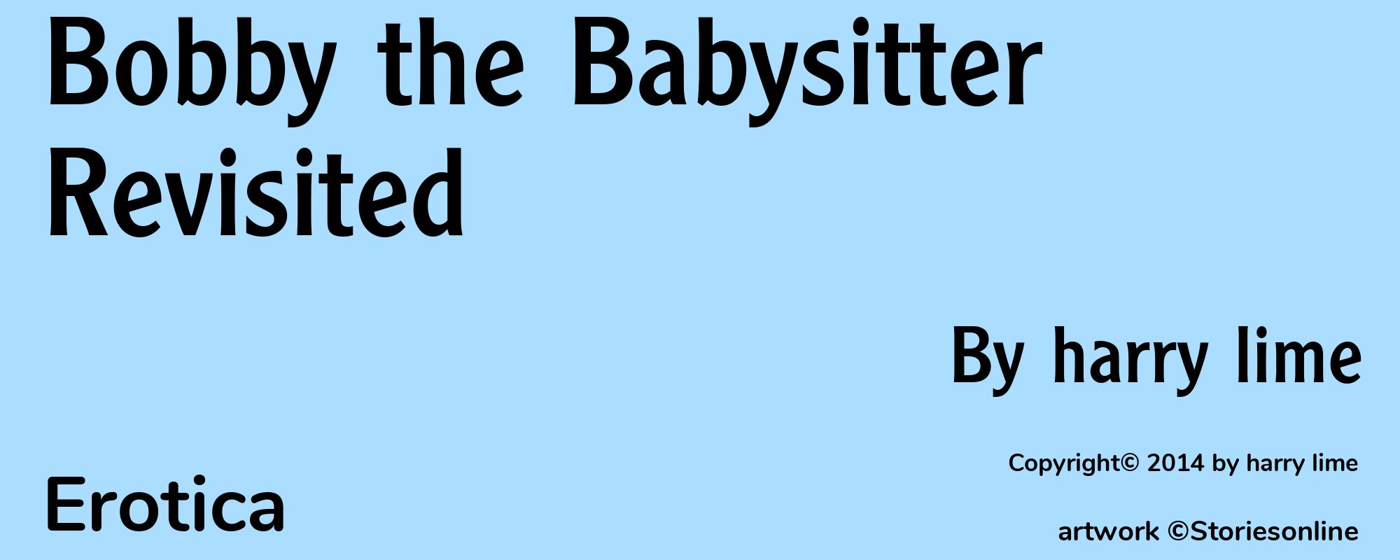 Bobby the Babysitter Revisited - Cover