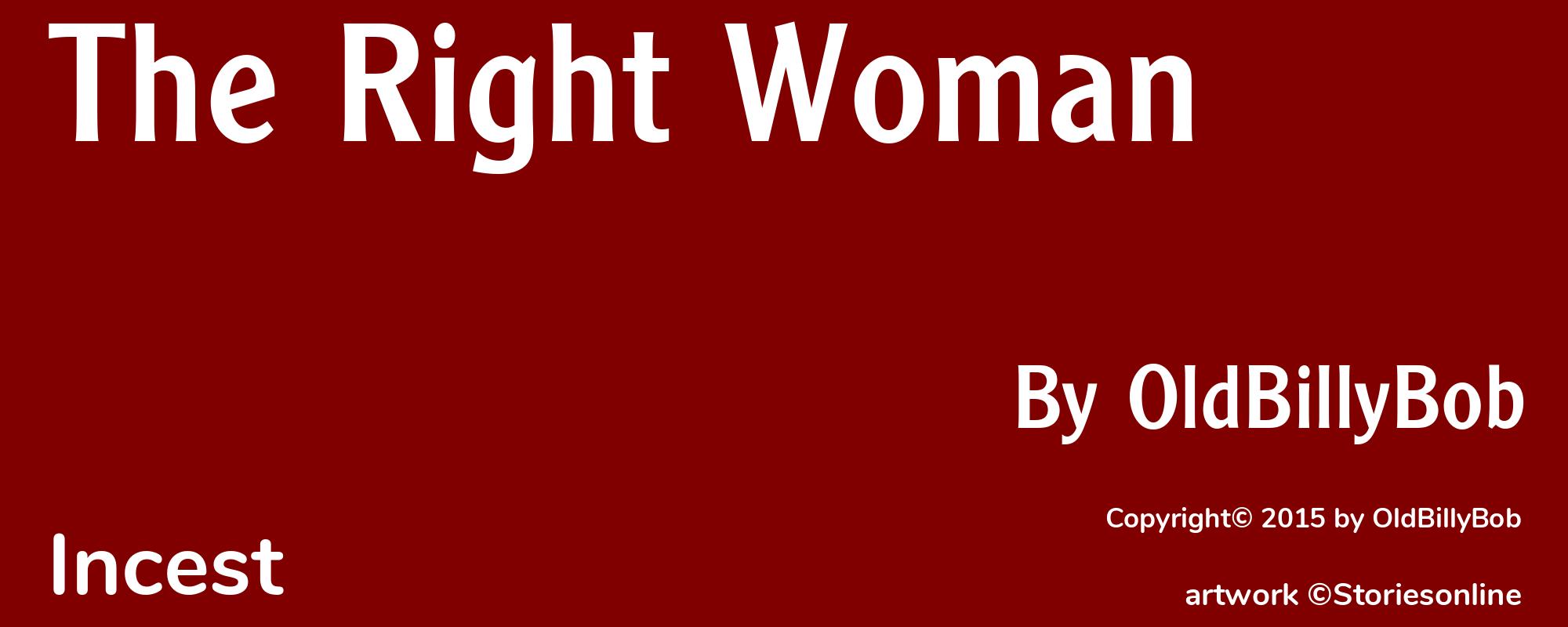 The Right Woman - Cover