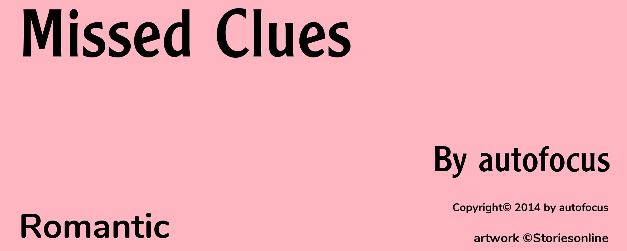 Missed Clues - Cover