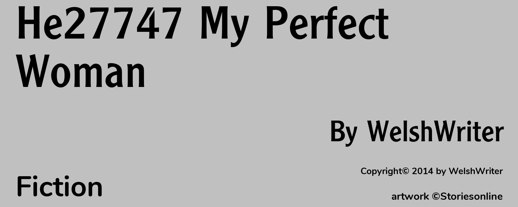 He27747 My Perfect Woman - Cover