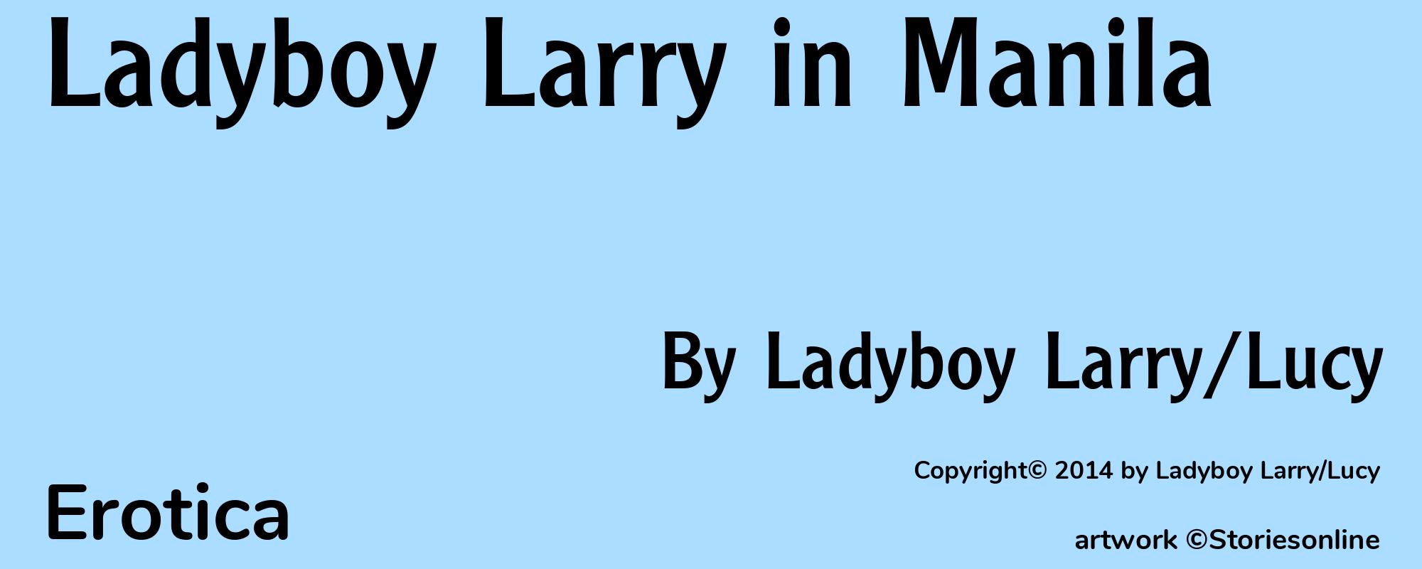 Ladyboy Larry in Manila - Cover
