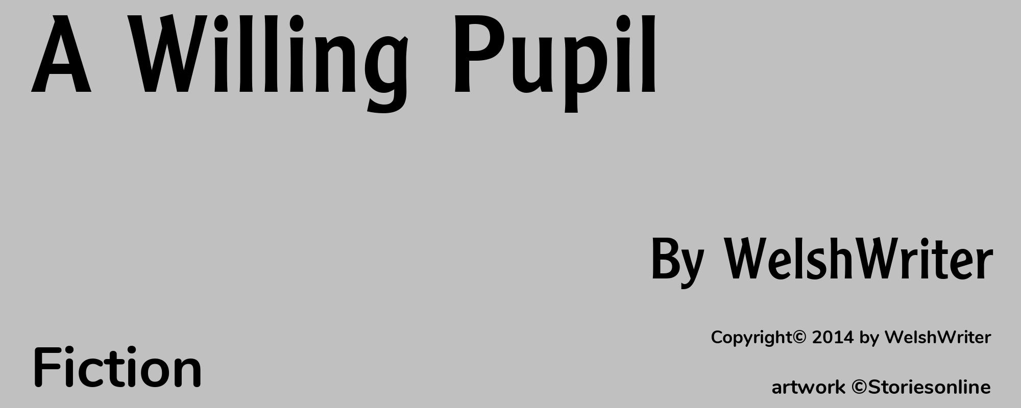 A Willing Pupil - Cover