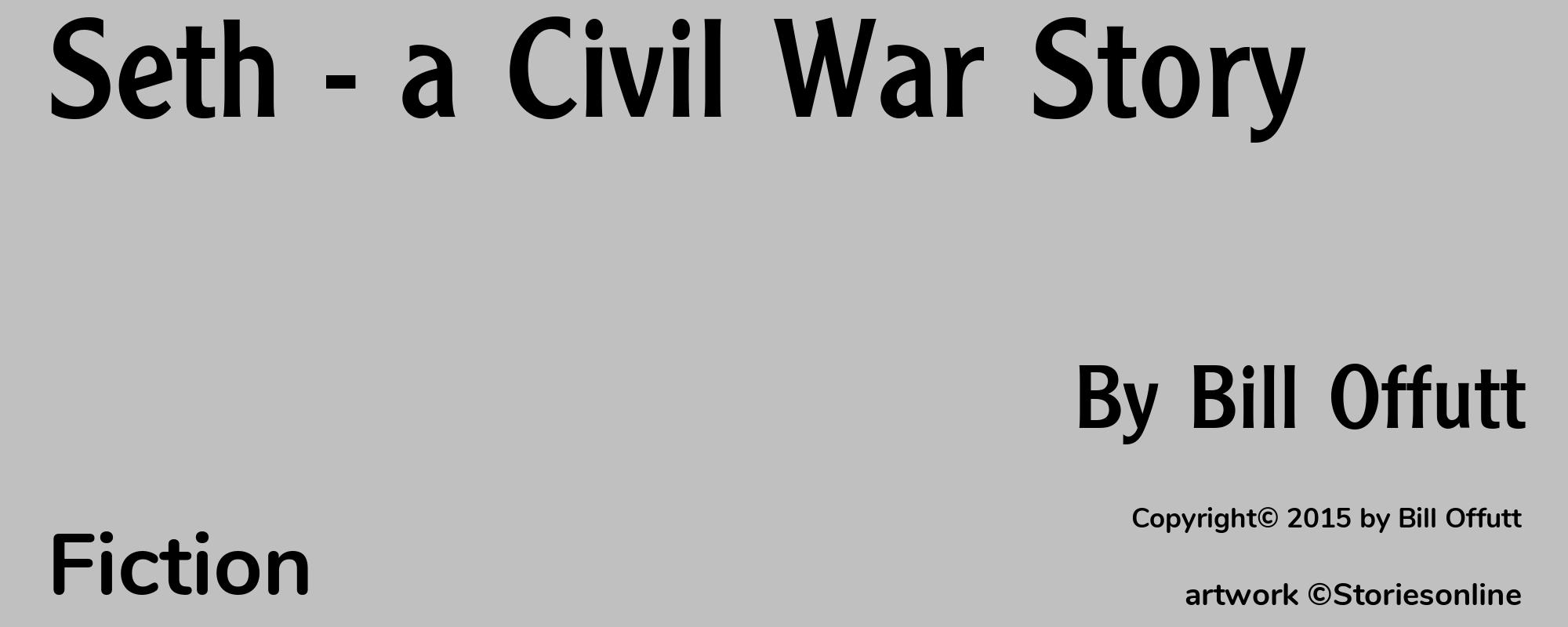 Seth - a Civil War Story - Cover
