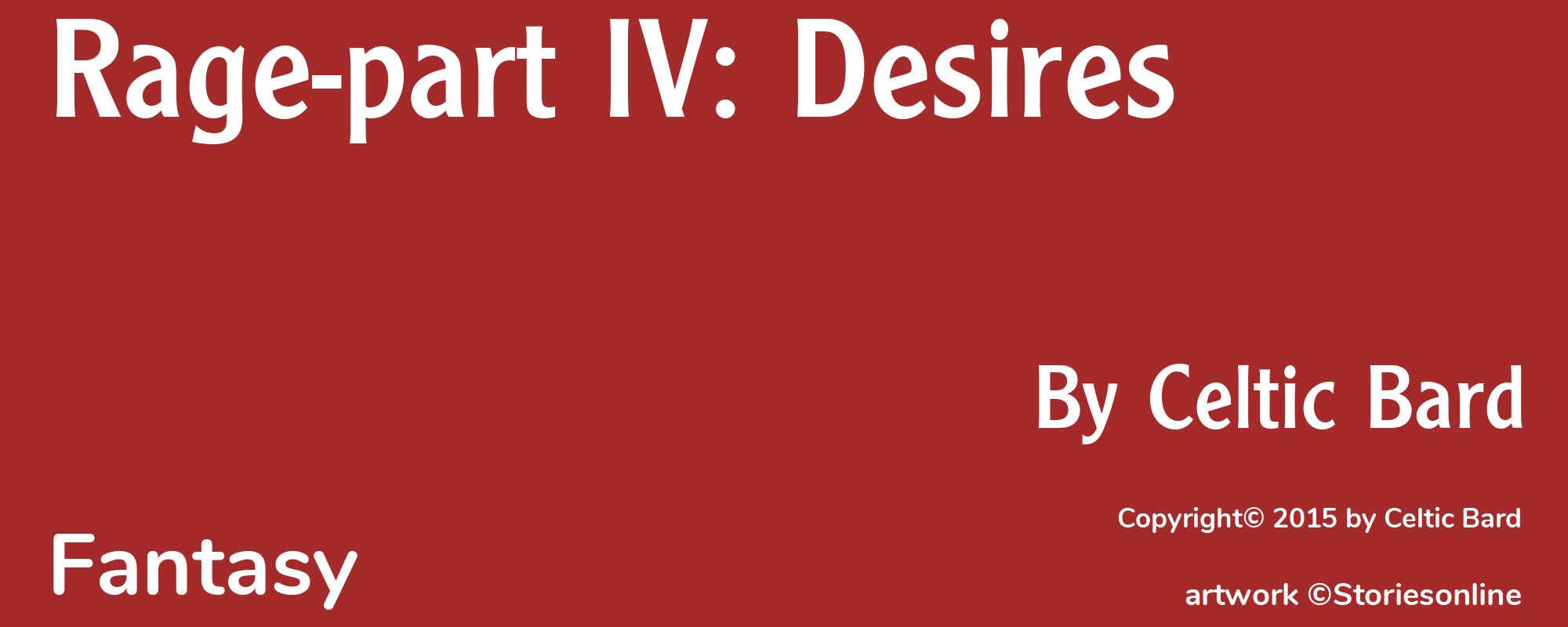 Rage-part IV: Desires - Cover