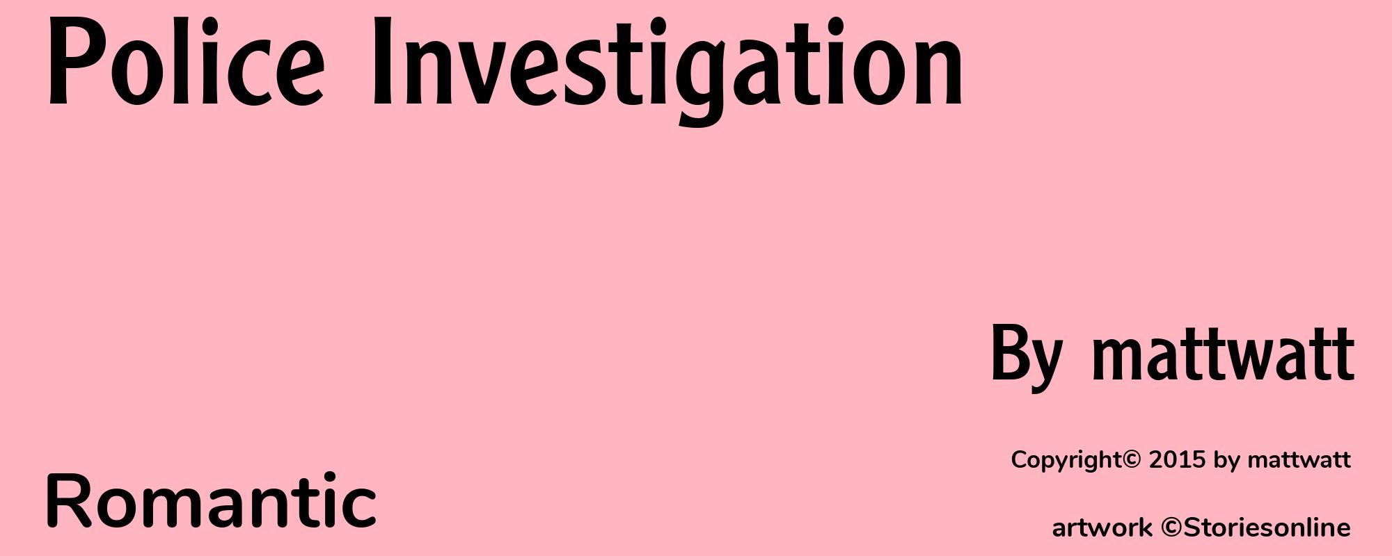 Police Investigation - Cover