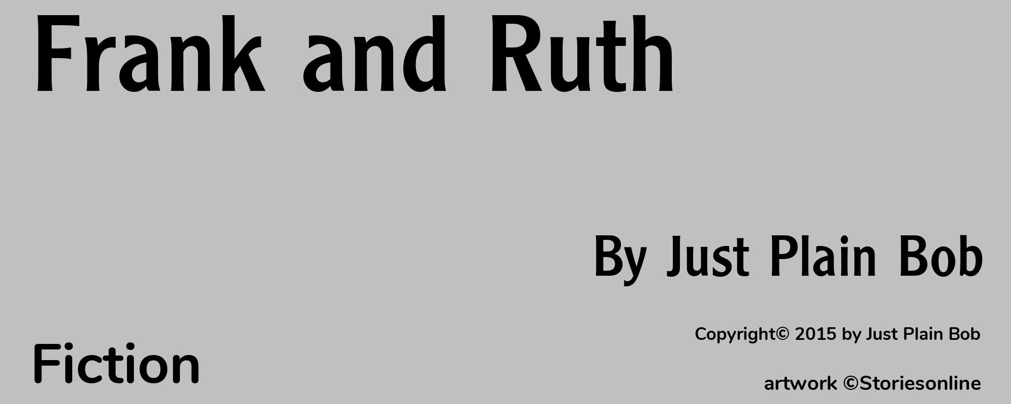 Frank and Ruth - Cover