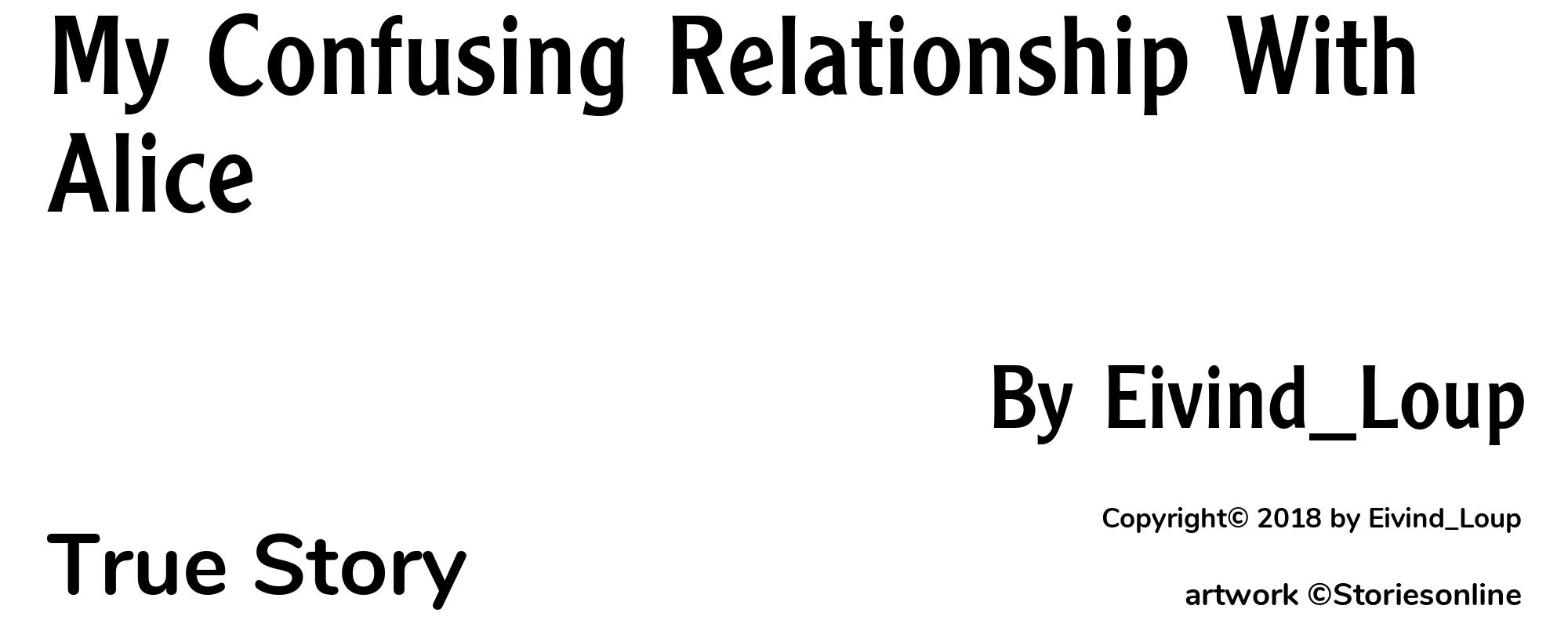 My Confusing Relationship With Alice - Cover