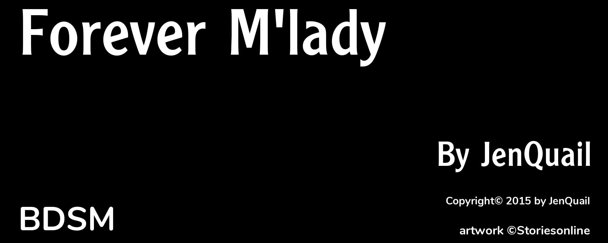 Forever M'lady - Cover