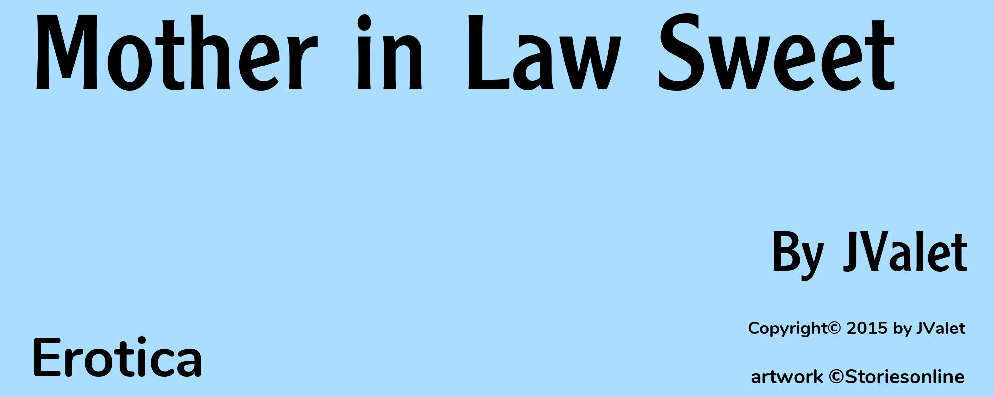 Mother in Law Sweet - Cover