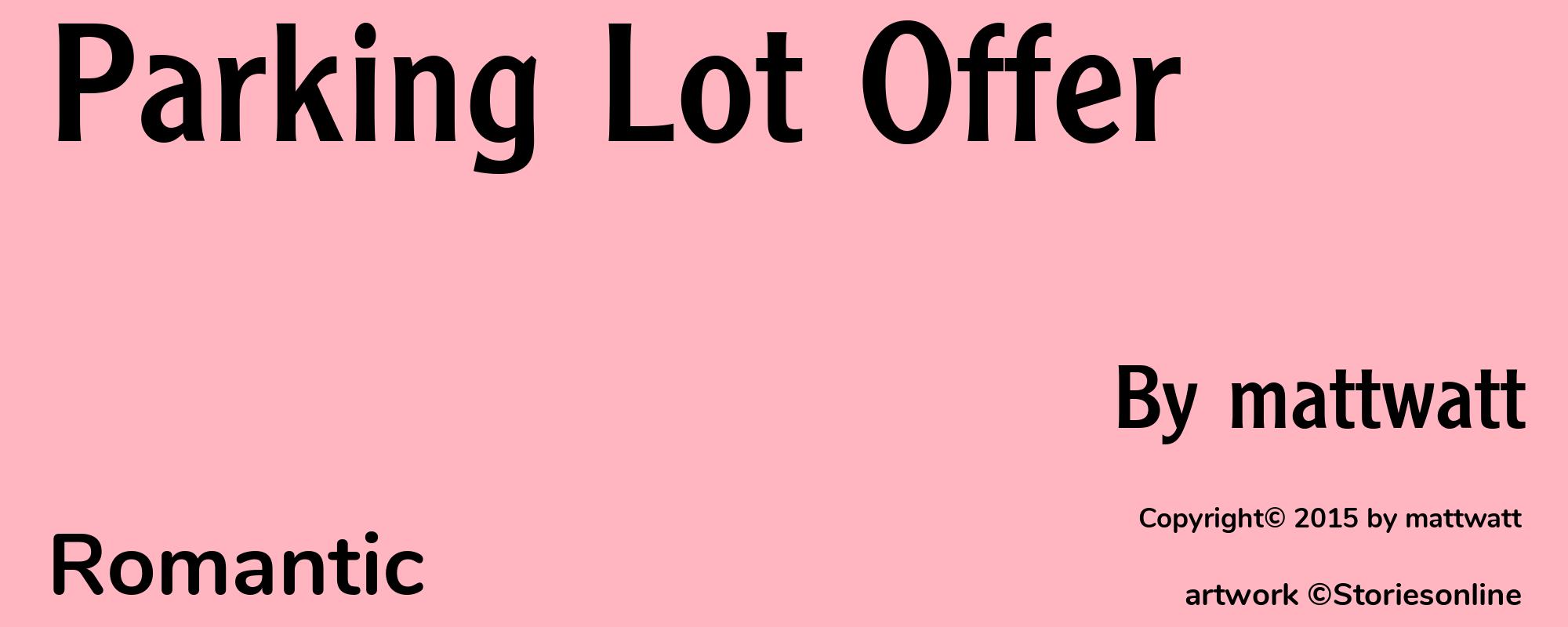 Parking Lot Offer - Cover