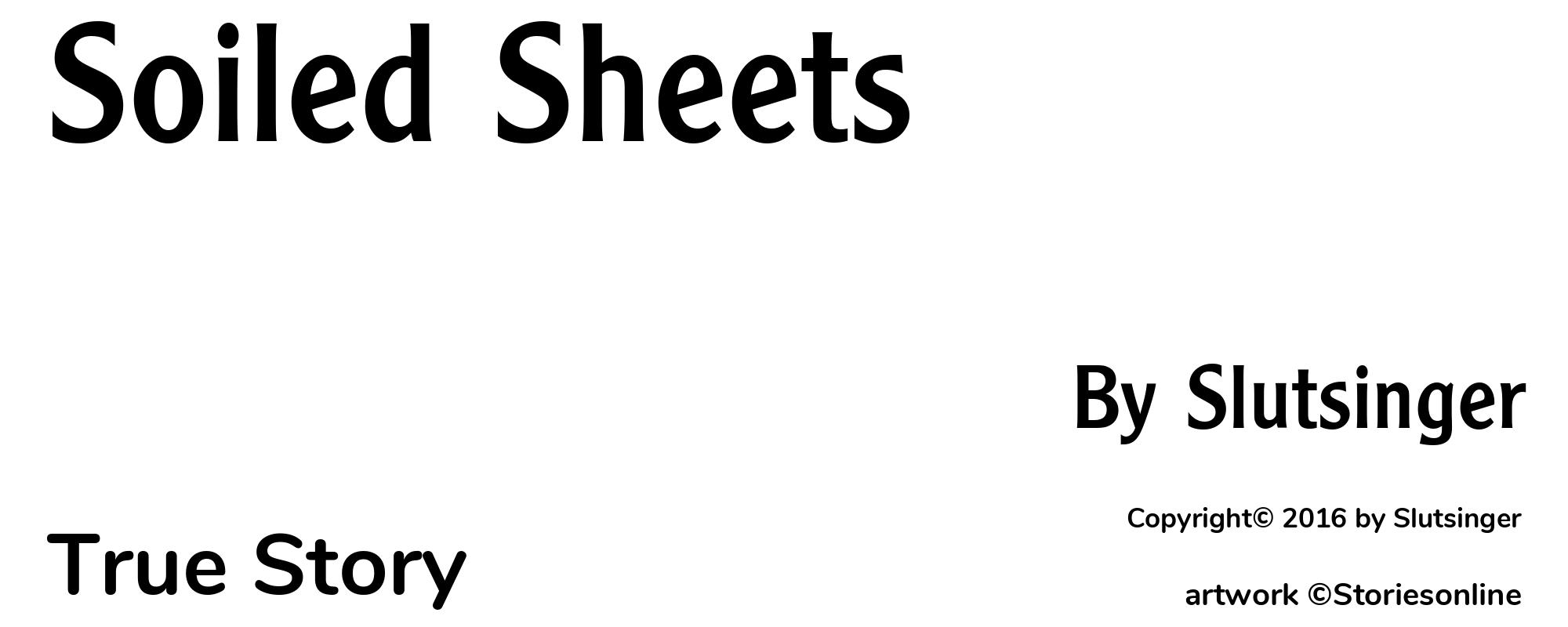 Soiled Sheets - Cover