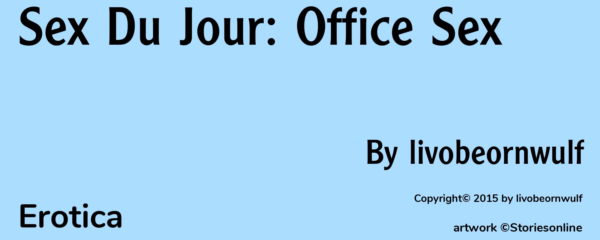 Sex Du Jour: Office Sex - Cover