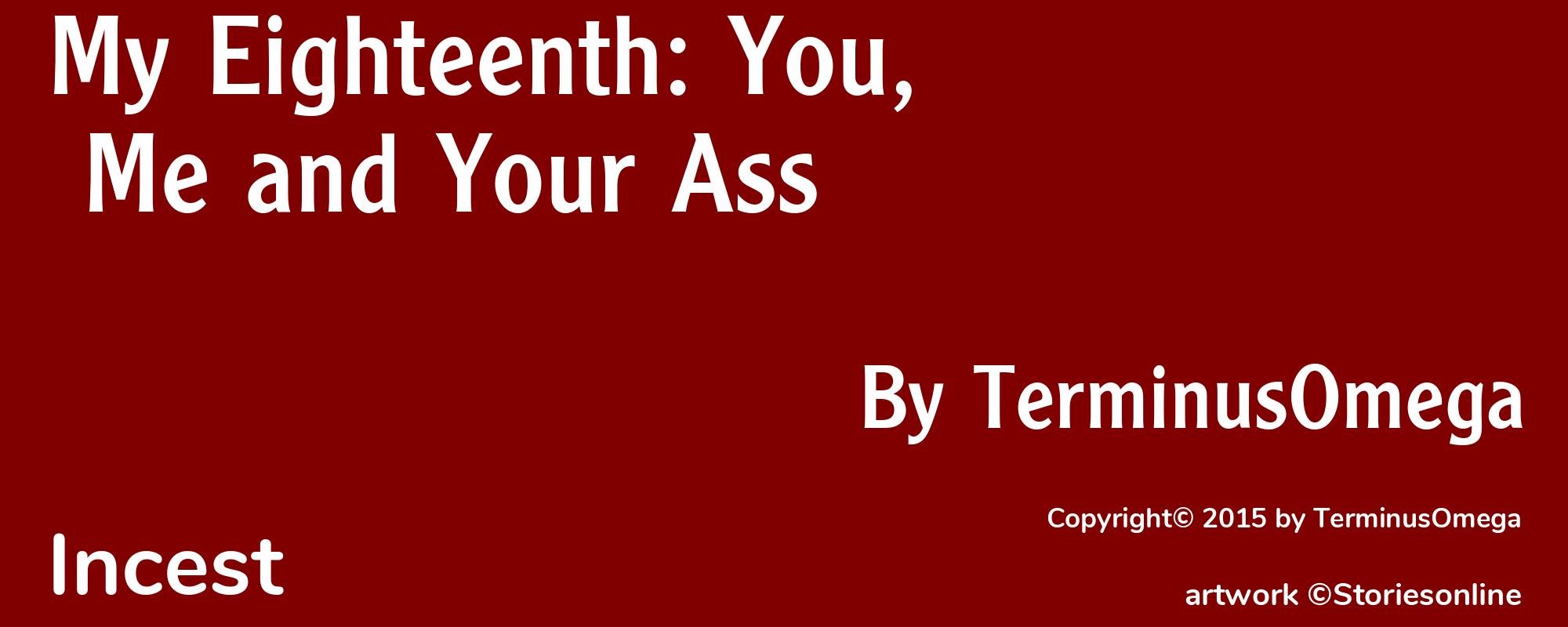 My Eighteenth: You, Me and Your Ass - Cover