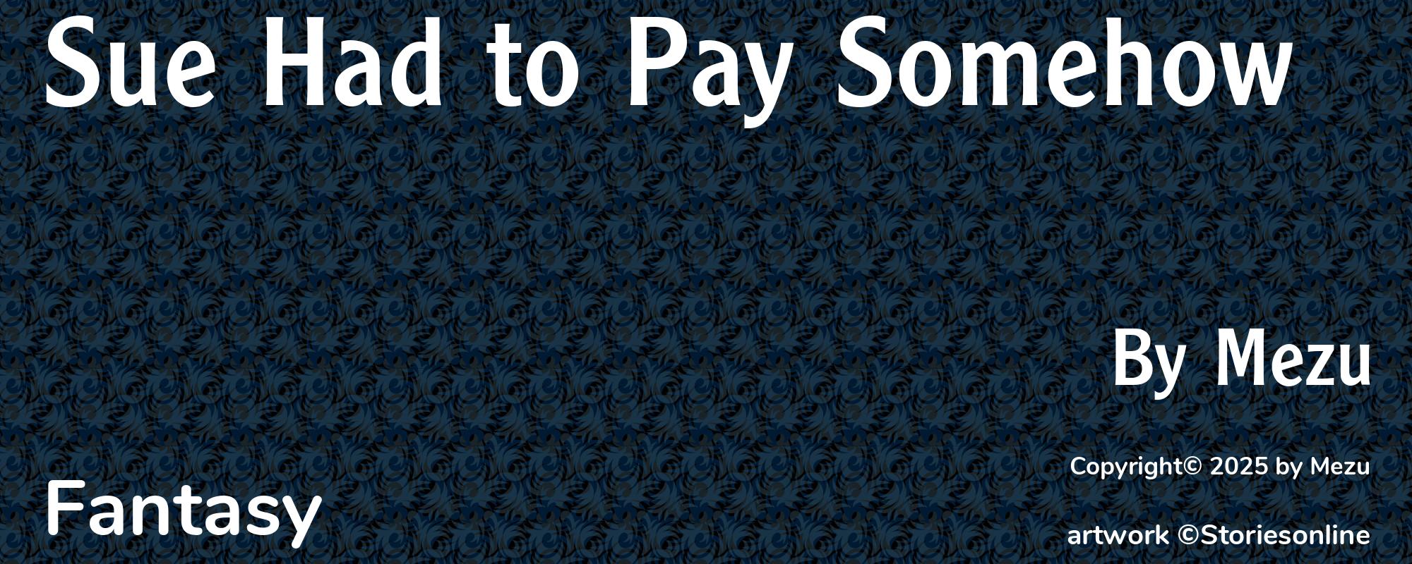 Sue Had to Pay Somehow - Cover