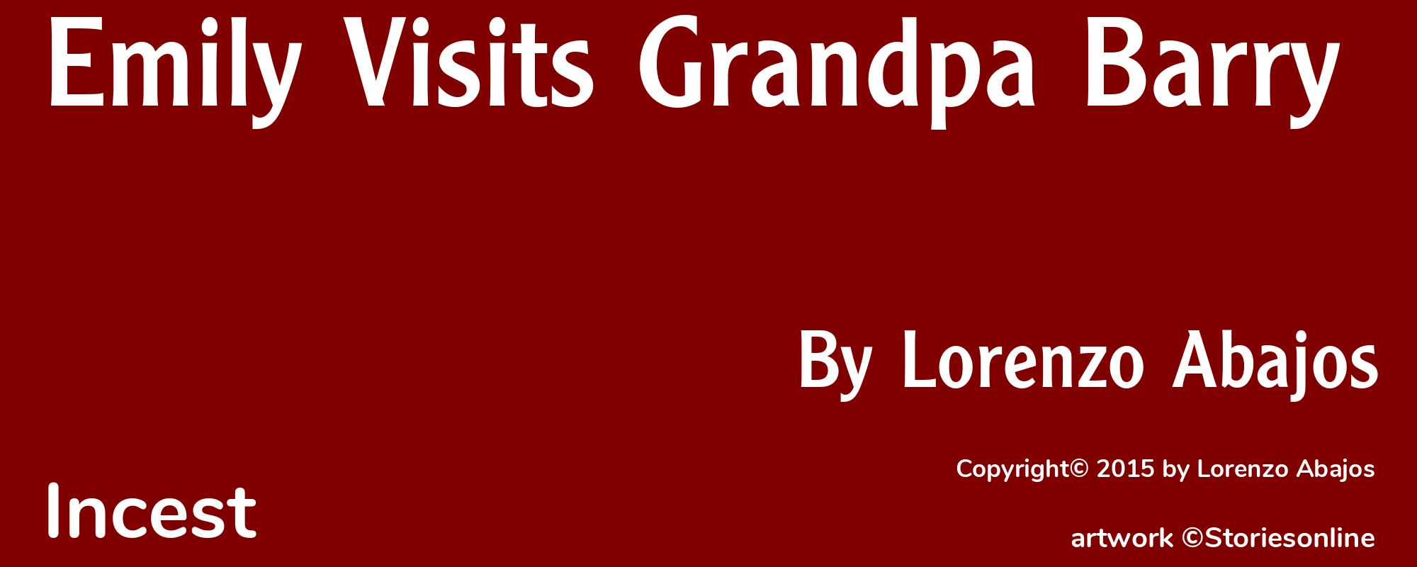 Emily Visits Grandpa Barry - Cover