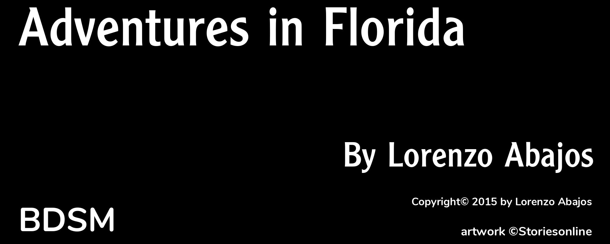 Adventures in Florida - Cover