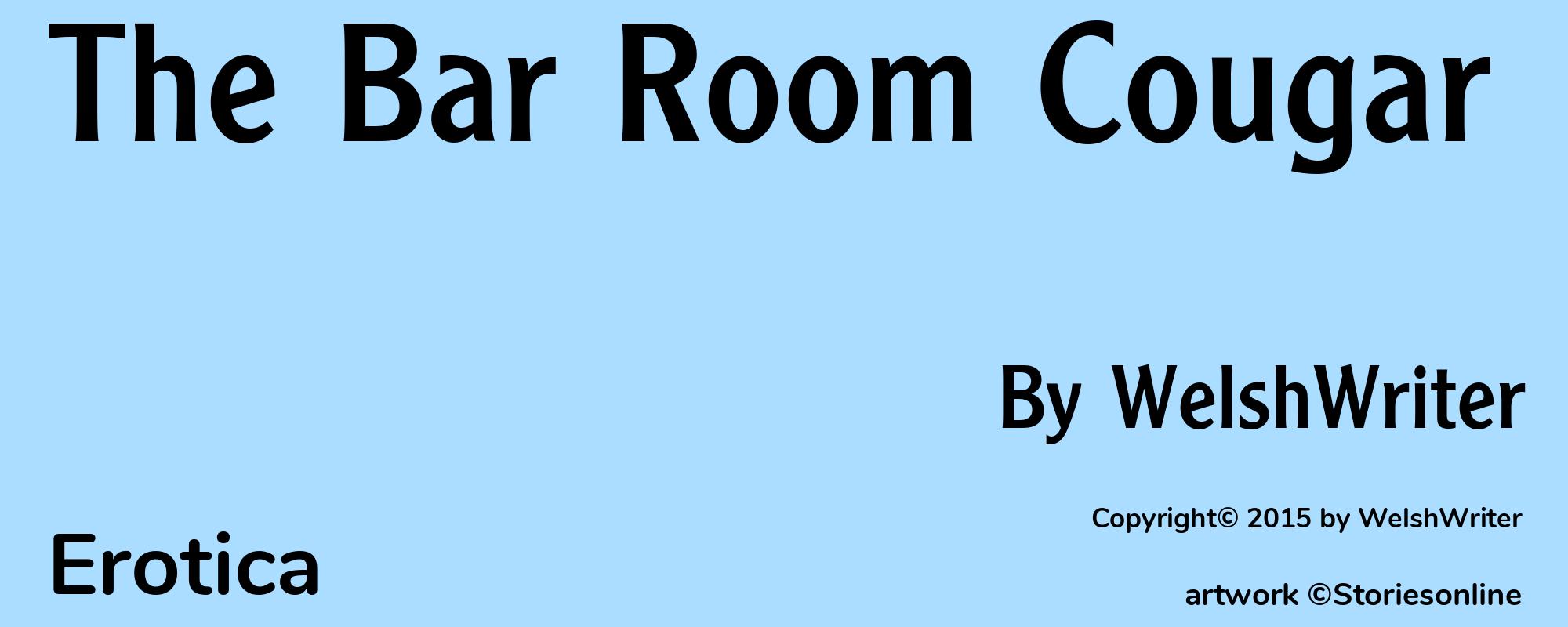 The Bar Room Cougar - Cover