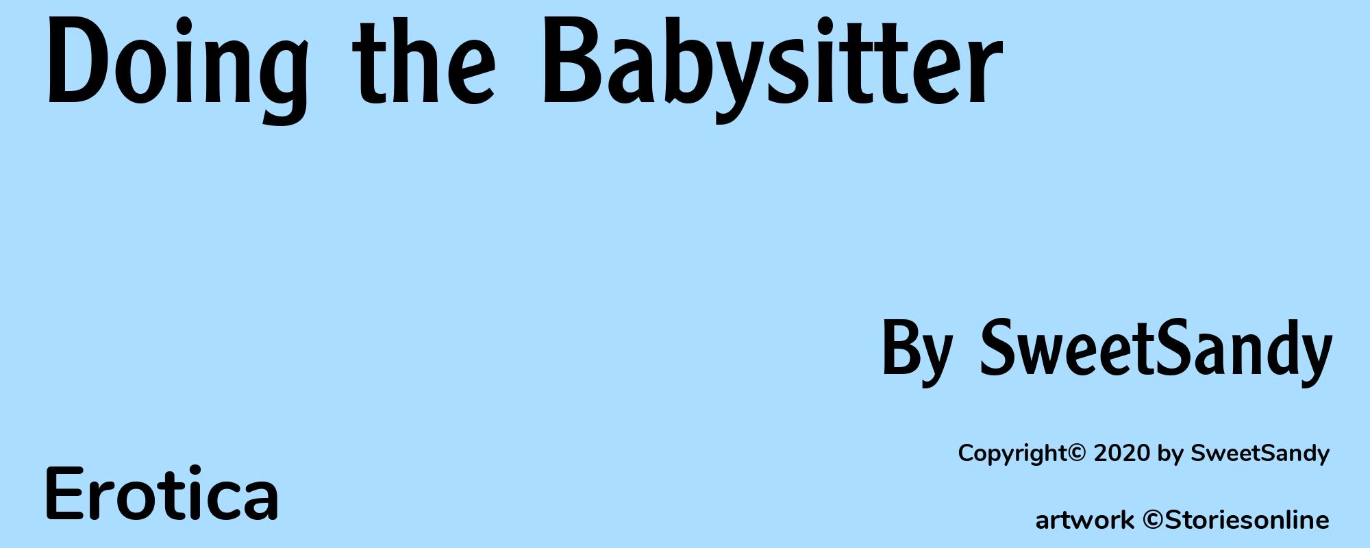 Doing the Babysitter - Cover
