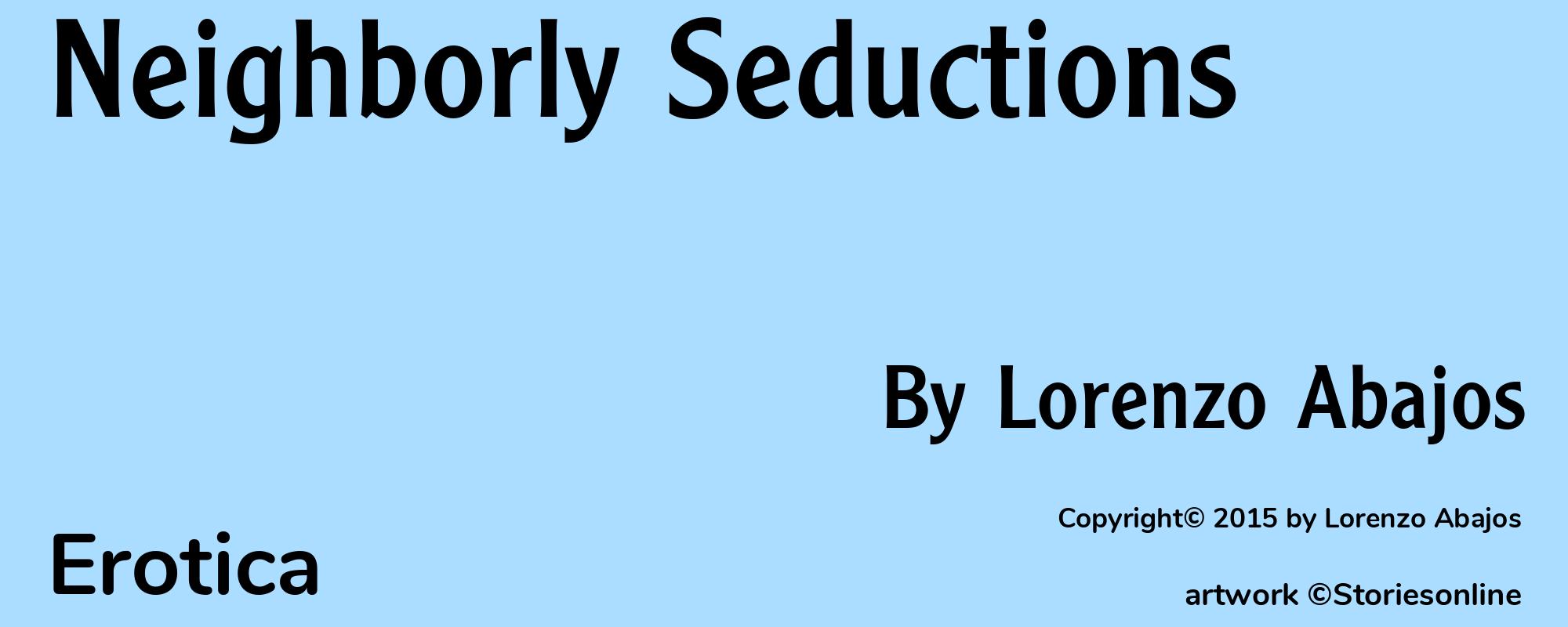 Neighborly Seductions - Cover