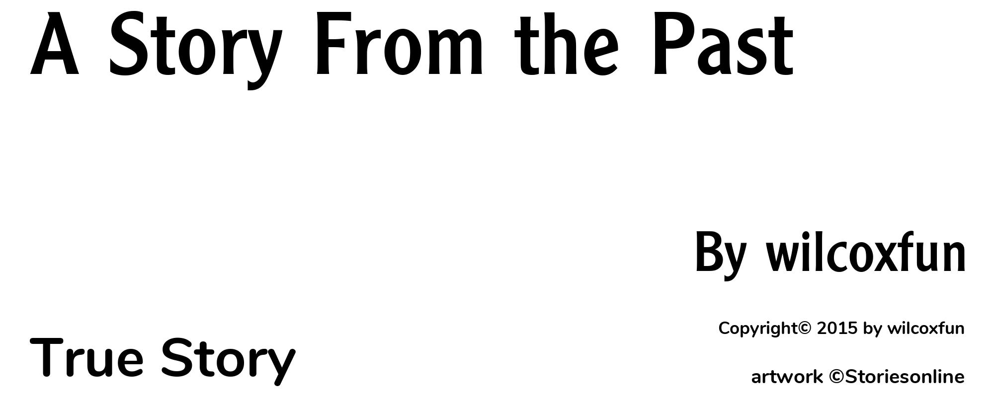 A Story From the Past - Cover