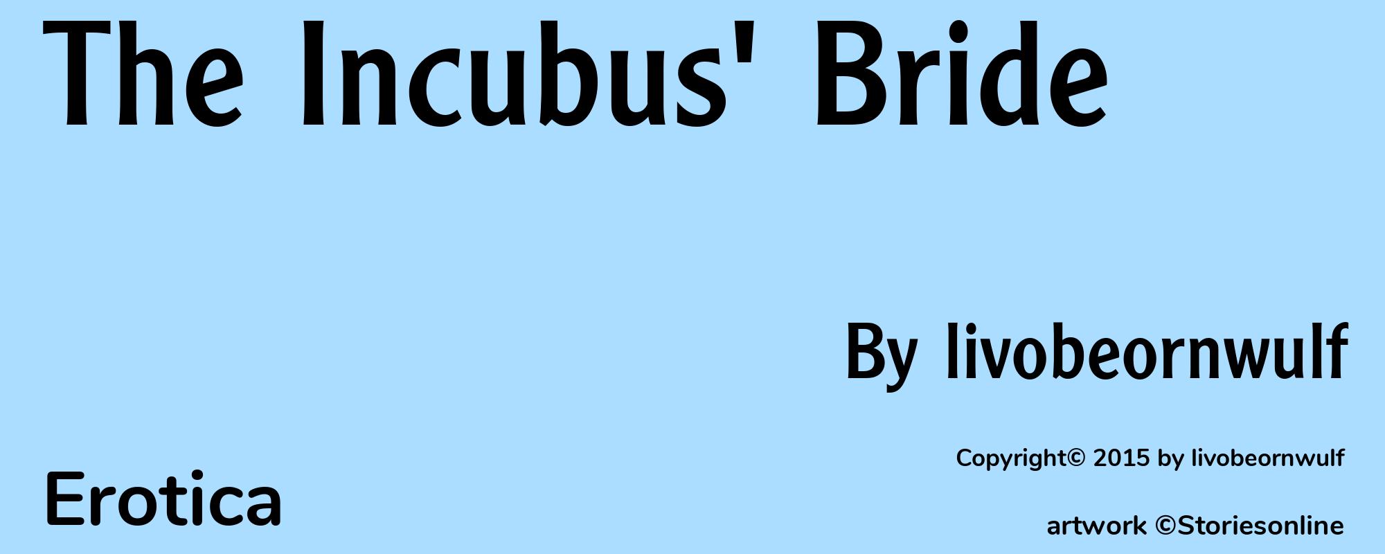 The Incubus' Bride - Cover