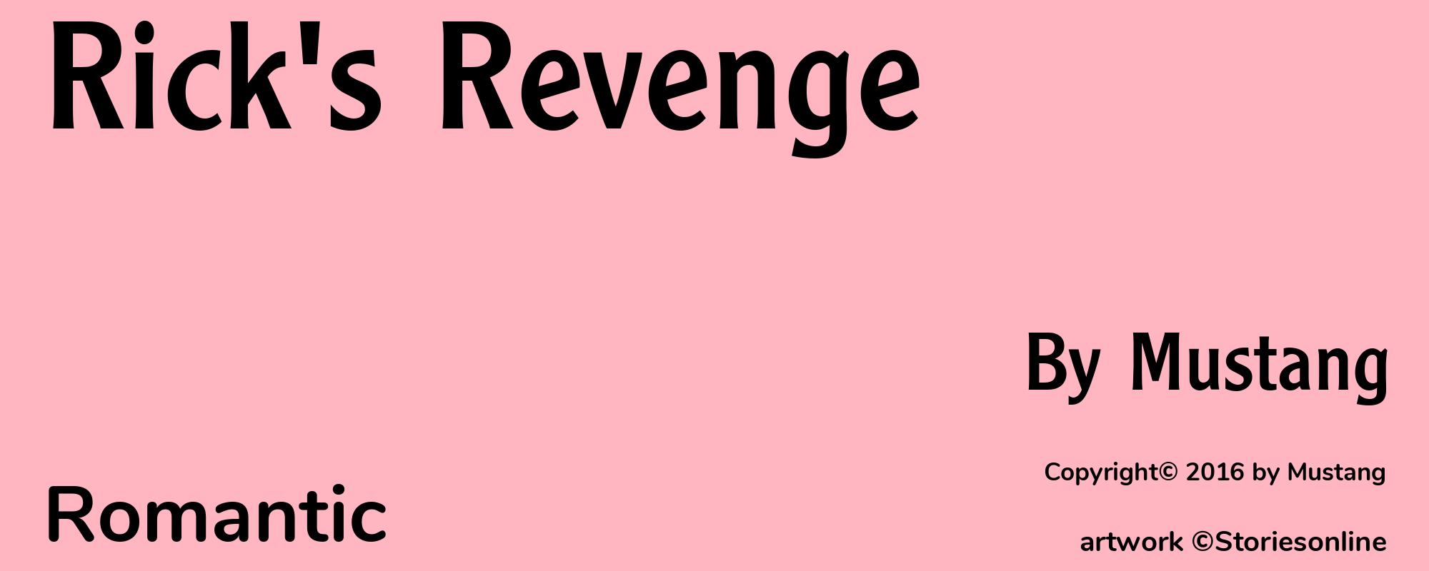 Rick's Revenge - Cover