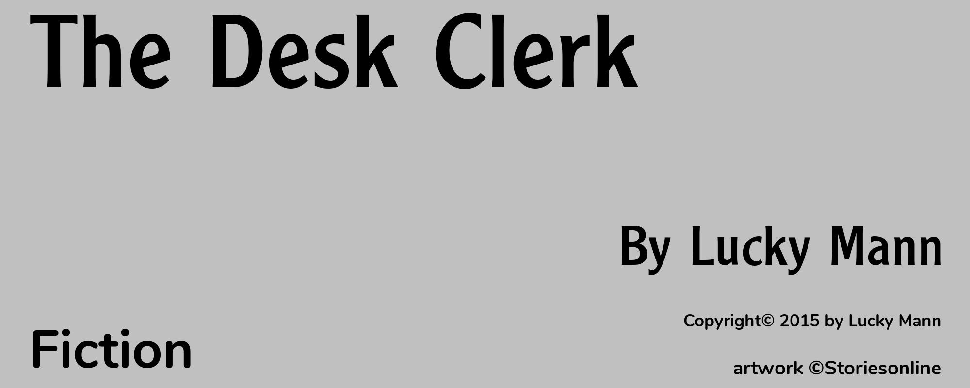 The Desk Clerk - Cover