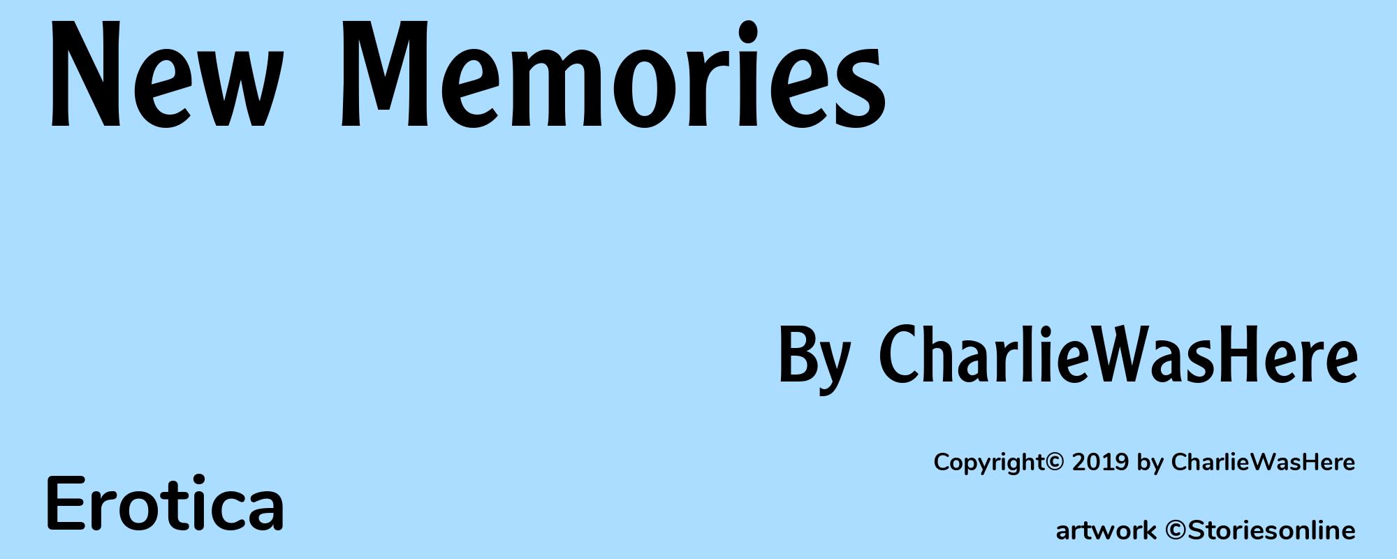 New Memories - Cover