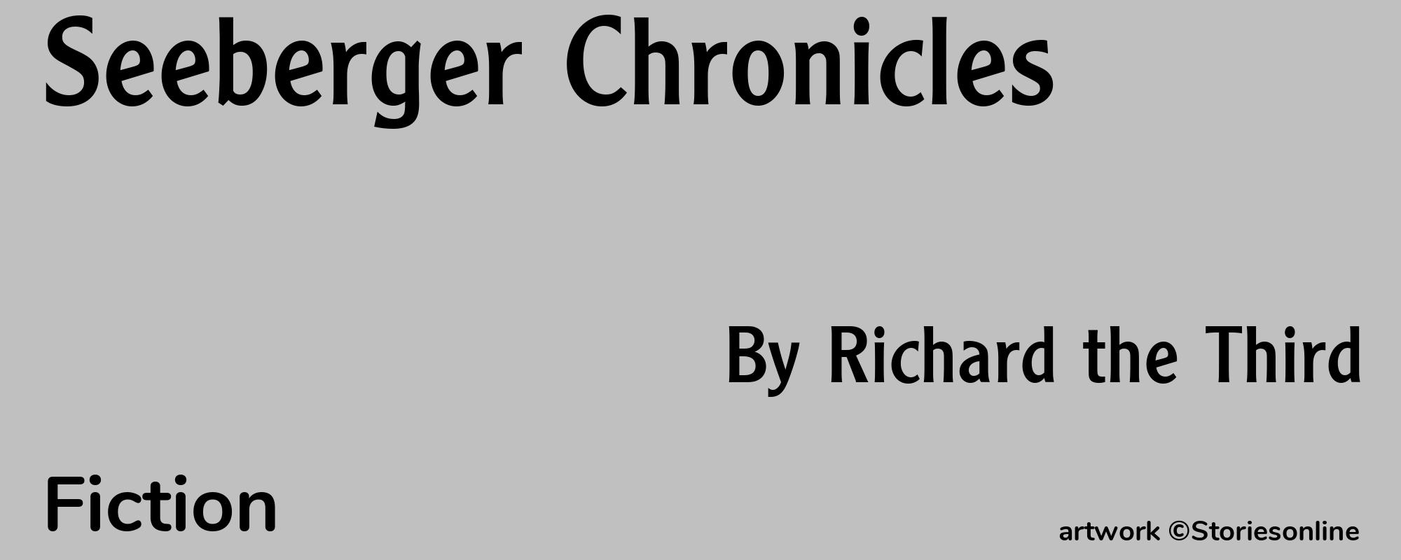 Seeberger Chronicles - Cover