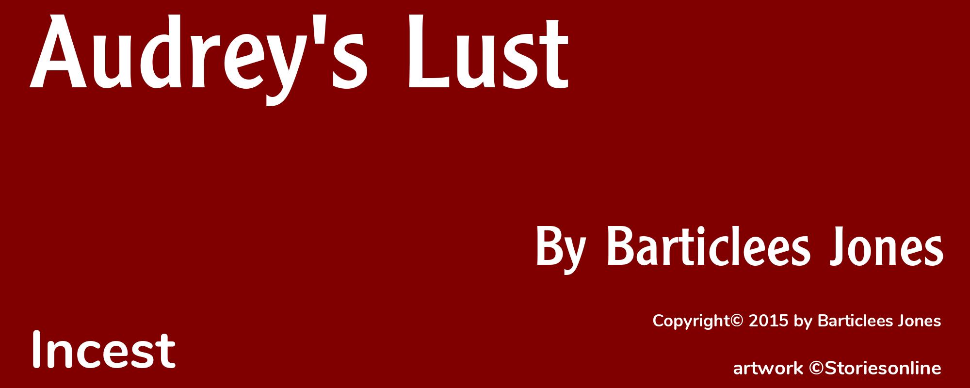 Audrey's Lust - Cover
