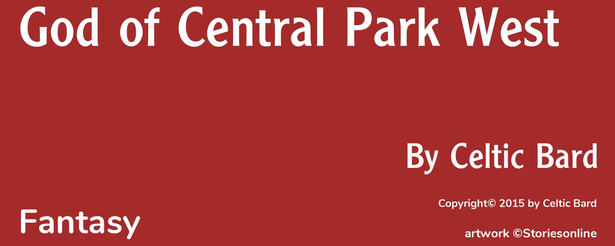 God of Central Park West - Cover