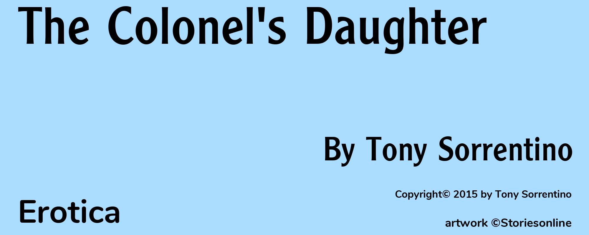 The Colonel's Daughter - Cover