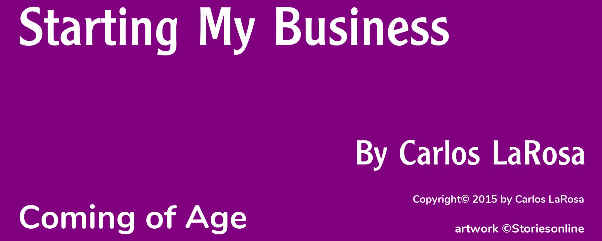 Starting My Business - Cover