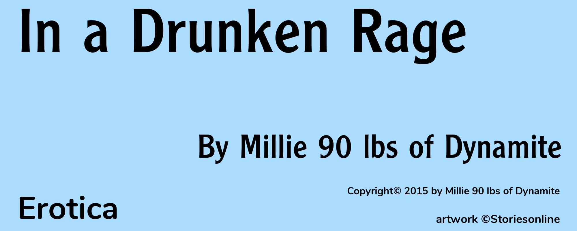 In a Drunken Rage - Cover