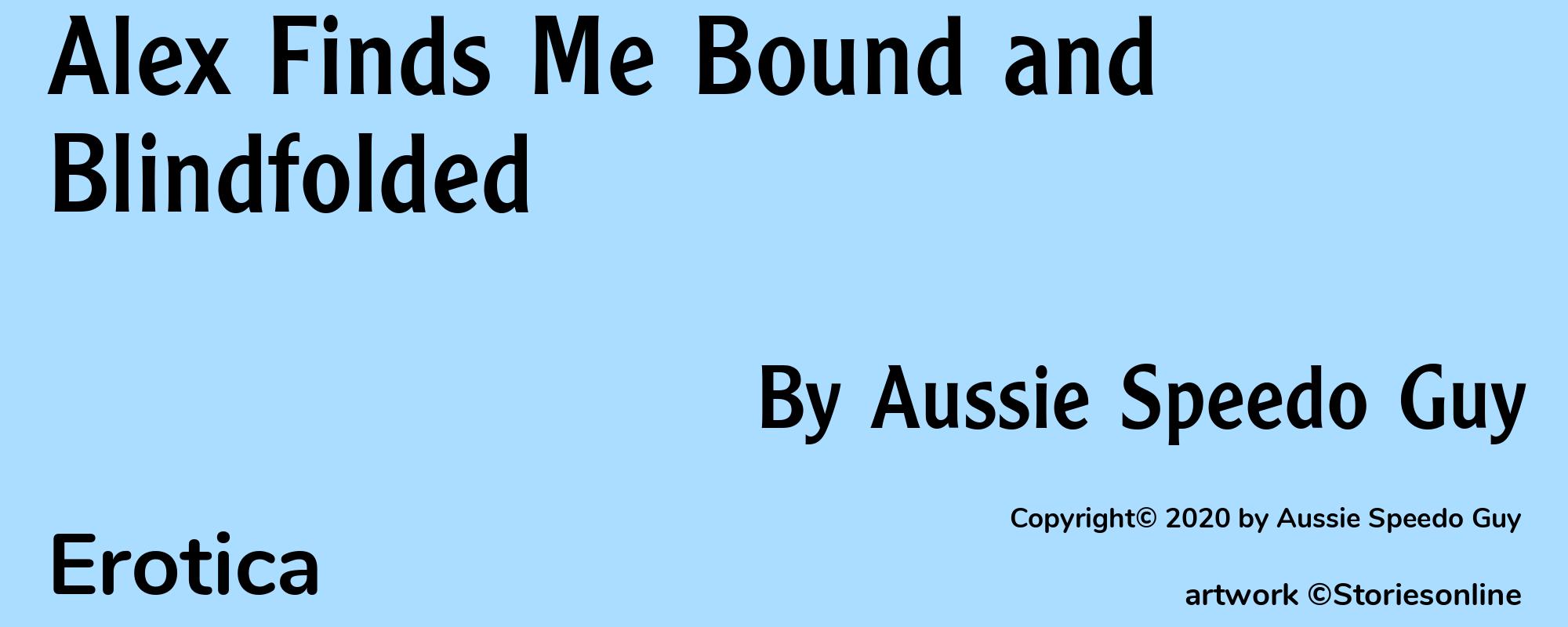 Alex Finds Me Bound and Blindfolded - Cover