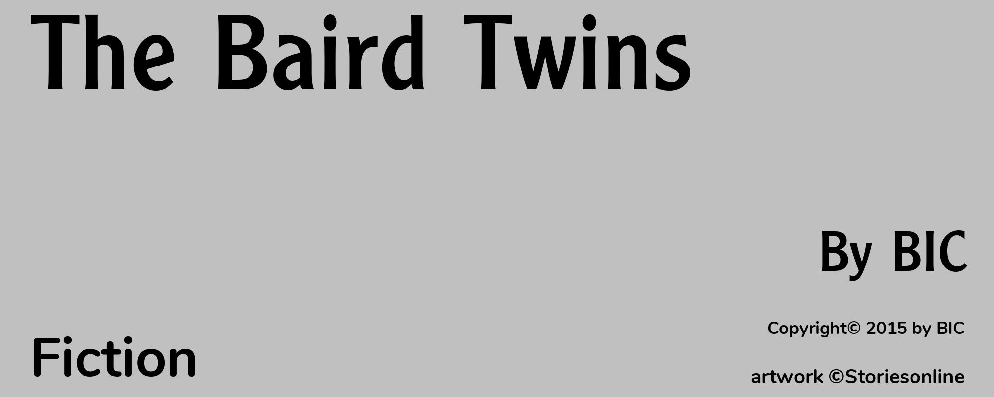 The Baird Twins - Cover